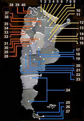 Mapa de Etnias - Arteargentino.info